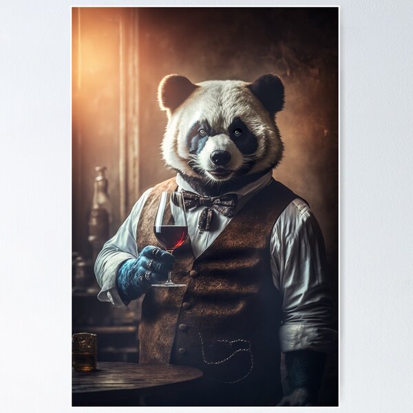 Item preview, Cheers to Business Excellence: The Corporate Bear's Toast to Achievement designed and sold by creative-maxim.