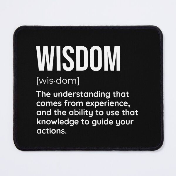 Item preview, Find Your Way with This Inspirational Fake Definition Design for Wisdom designed and sold by SimpliText.