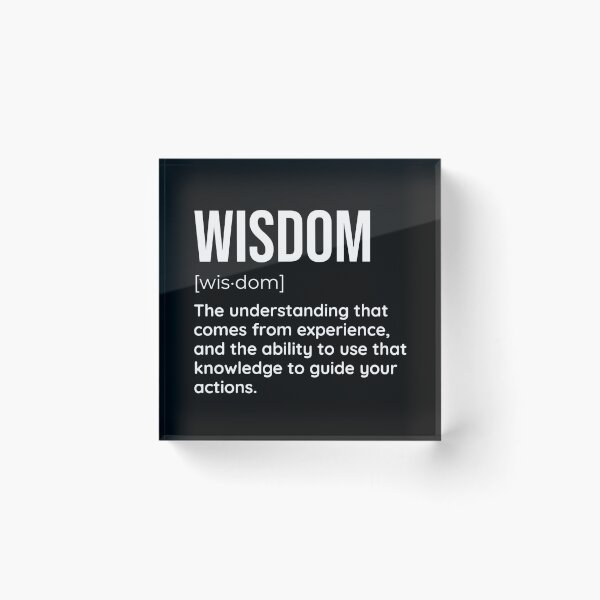 Item preview, Find Your Way with This Inspirational Fake Definition Design for Wisdom designed and sold by SimpliText.