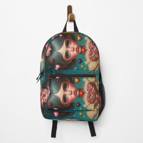 Item preview, Candy Girl, Valentine Candy Art, Lowbrow, Big Eye Girl designed and sold by Art.Fusion.Studio.