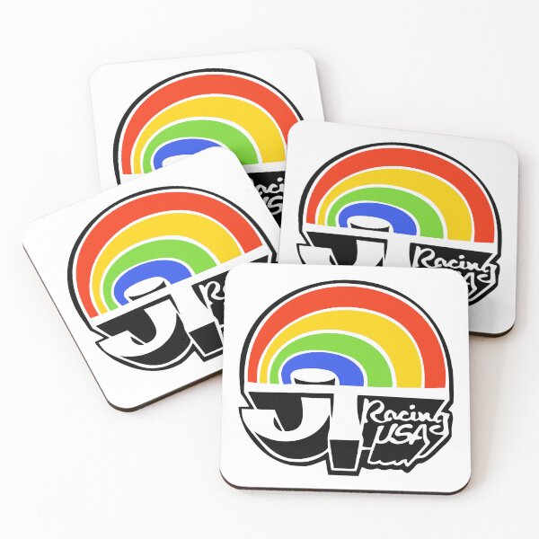 Item preview,  JT Racing USA vintage BMX logo Rainbow designed and sold by Artyssytb.