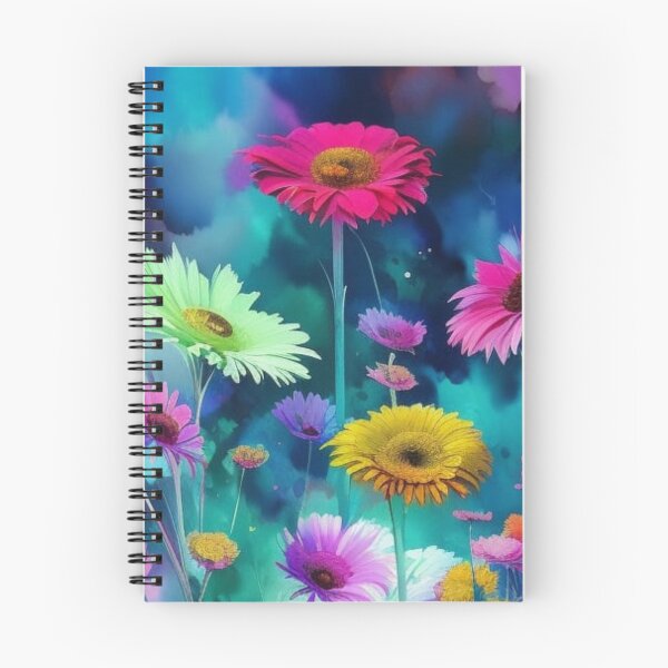 Item preview, Watercolor Gerbera Daisies designed and sold by Verdant Rose Studio.