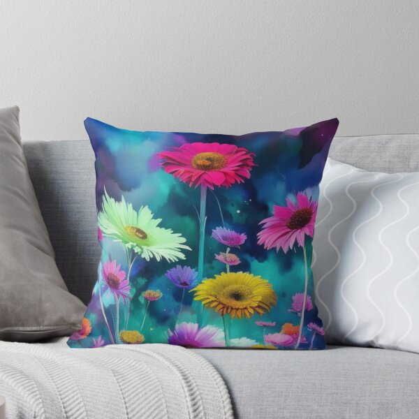 Item preview, Watercolor Gerbera Daisies designed and sold by Verdant Rose Studio.
