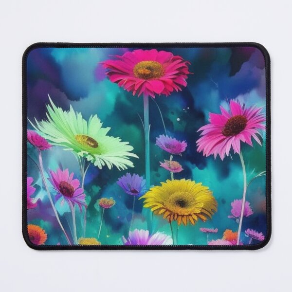 Item preview, Watercolor Gerbera Daisies designed and sold by Verdant Rose Studio.
