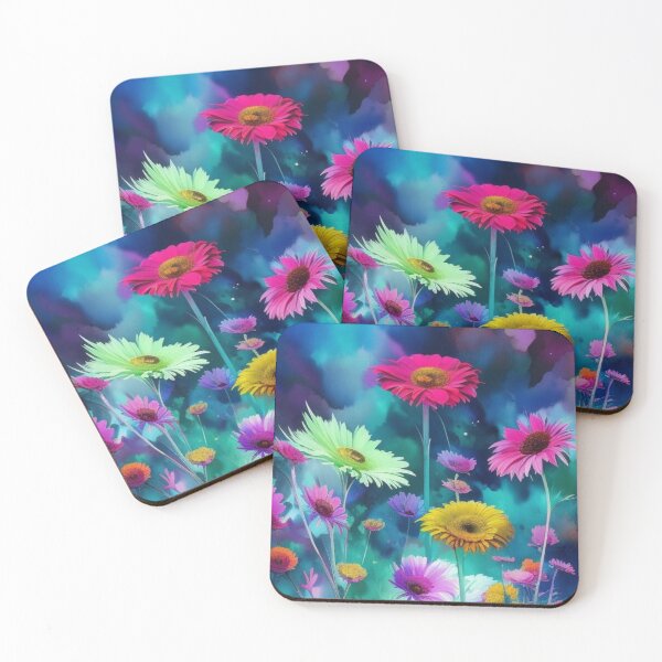 Item preview, Watercolor Gerbera Daisies designed and sold by Verdant Rose Studio.
