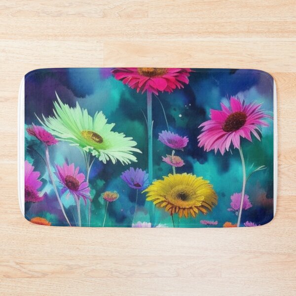 Item preview, Watercolor Gerbera Daisies designed and sold by Verdant Rose Studio.