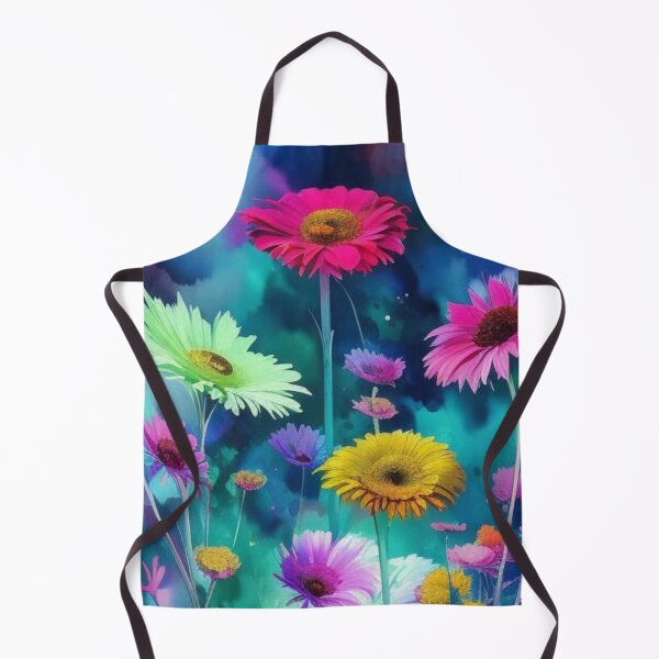 Item preview, Watercolor Gerbera Daisies designed and sold by Verdant Rose Studio.