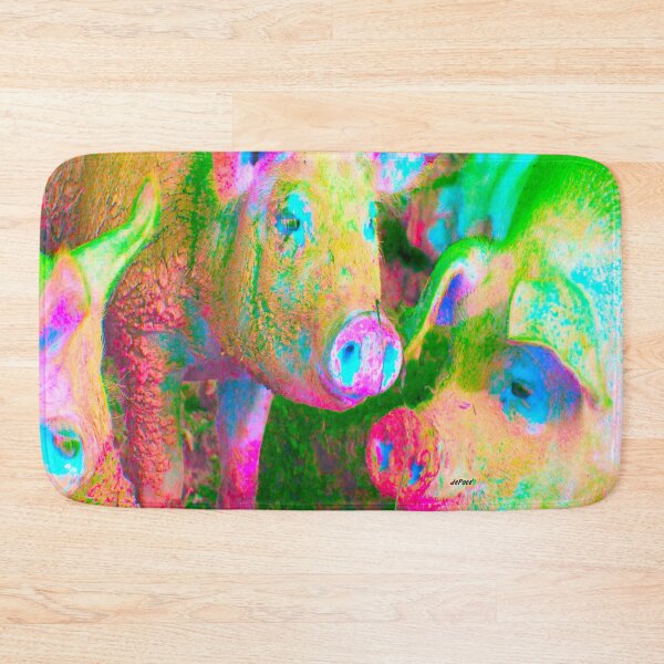 Item preview, Colorful Pigs and Mud - dePace' designed and sold by mrpropcake.