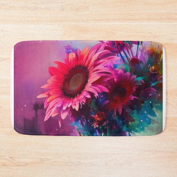 Item preview, Watercolor Gerbera Daisies designed and sold by Verdant Rose Studio.