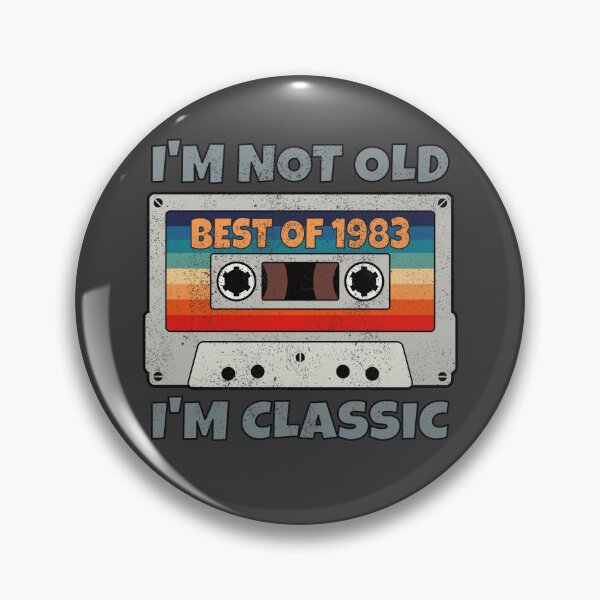 Item preview, I'M NOT OLD I'M CLASSIC BEST OF 1983 RETRO VINTAGE FUNNY DISTRESSED CASSETTE BIRTHDAY GIFT designed and sold by Kipcio.
