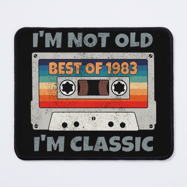 Item preview, I'M NOT OLD I'M CLASSIC BEST OF 1983 RETRO VINTAGE FUNNY DISTRESSED CASSETTE BIRTHDAY GIFT designed and sold by Kipcio.