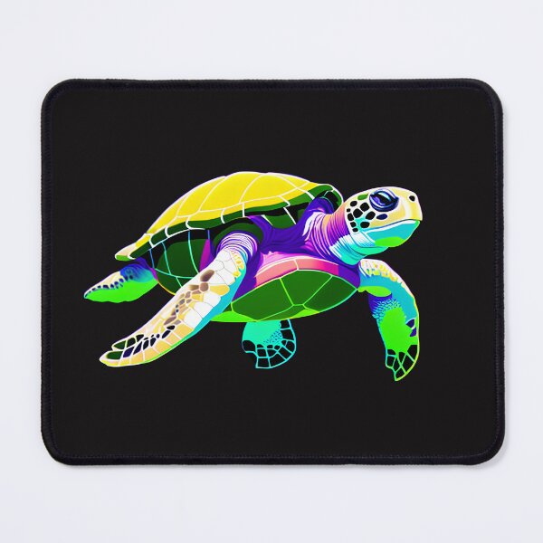 Item preview, Sea turtle - neon designed and sold by Bernd Friese.