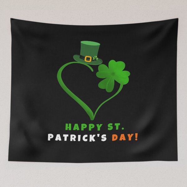 Artikelvorschau, Klee-Herz-Grün-Hut St. Patricks Day Glücklicher St. Patrick's Day entworfen und verkauft von FreeMind-Design.