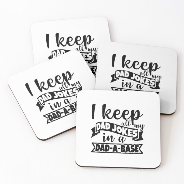 Item preview, Dad Jokes Typography Design, i keep all my dad jokes in a dad a base designed and sold by RedArtsDesign.