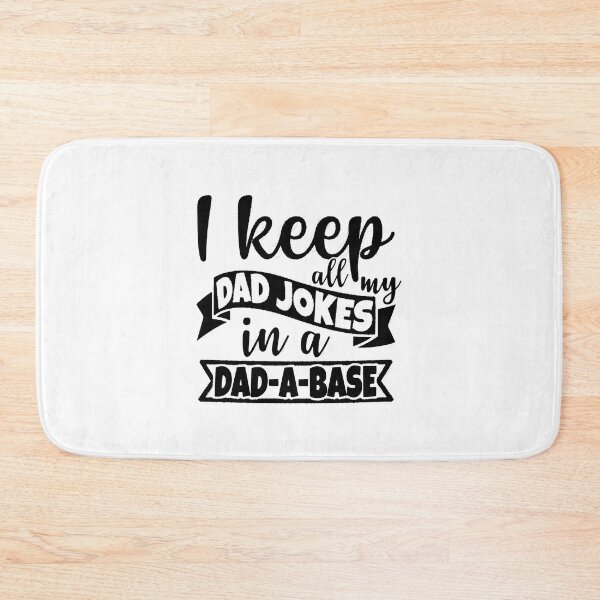 Item preview, Dad Jokes Typography Design, i keep all my dad jokes in a dad a base designed and sold by RedArtsDesign.