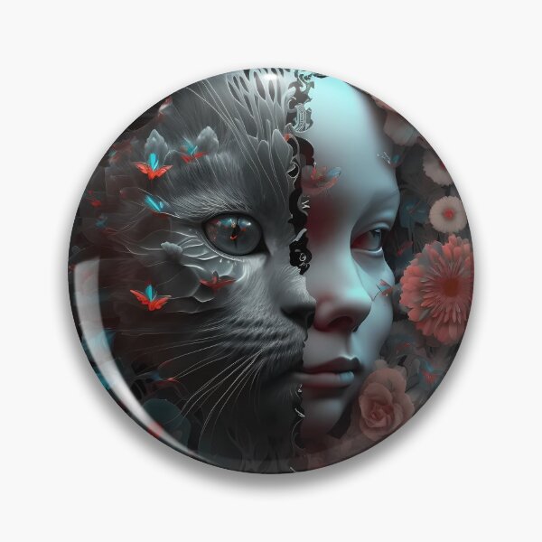 Item preview, Fantasy mask cat/ human face designed and sold by SMILE88.