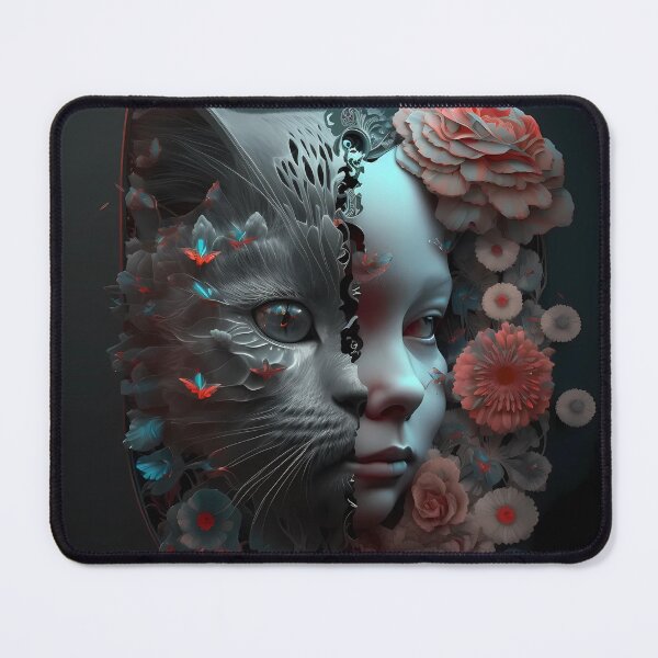 Item preview, Fantasy mask cat/ human face designed and sold by SMILE88.