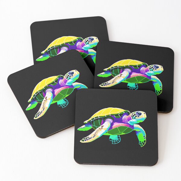 Item preview, Sea turtle - neon designed and sold by Bernd Friese.