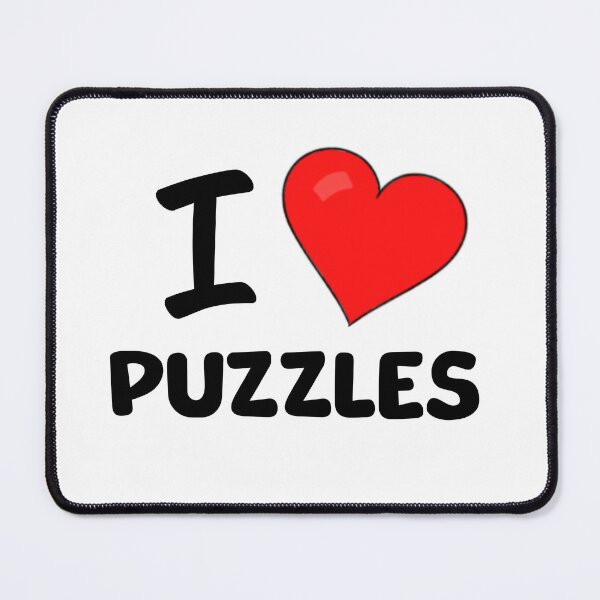 Item preview, I Love Puzzles designed and sold by SamLeeArtPrints.