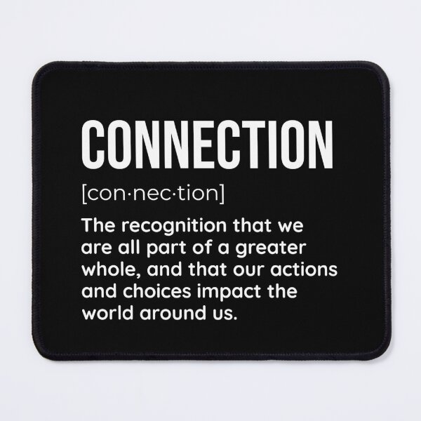 Item preview, Find Meaning in Connection: Inspirational Fake Definition Design designed and sold by SimpliText.