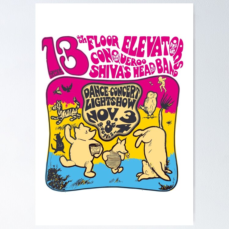 The 13th Floor Elevators tour graphic