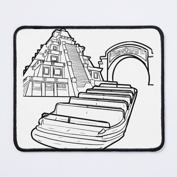 Item preview, Gran Fiesta Tour Boat Ride Icons Black and White designed and sold by Sommerman1.