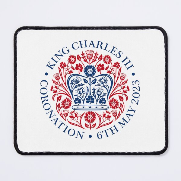Item preview, The Coronation of King Charles III Red, White and Blue Logo designed and sold by Duncan Day.