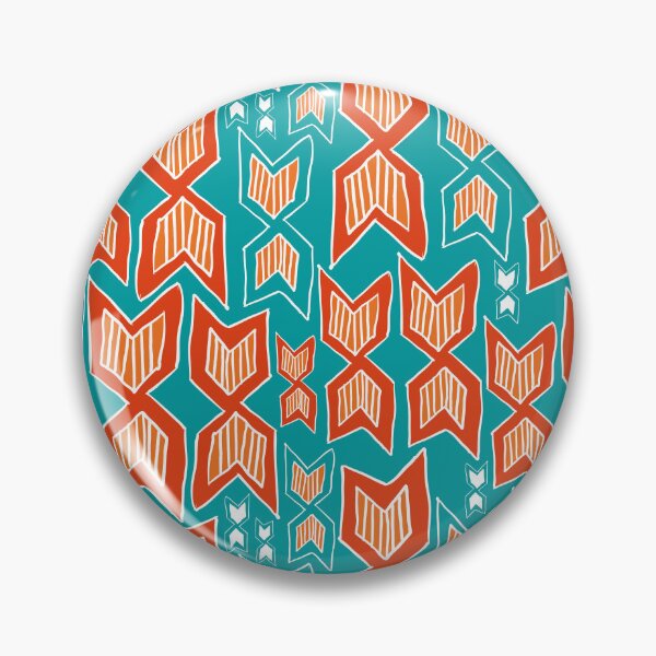 Item preview, turquoise and orange abstract bow tie doodle designed and sold by kobyakov.