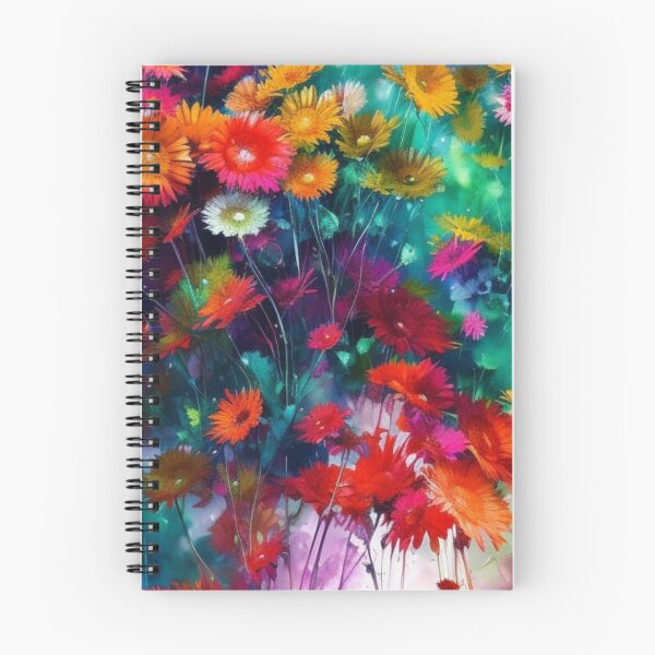 Item preview, Watercolor Gerbera Daisies designed and sold by Verdant Rose Studio.