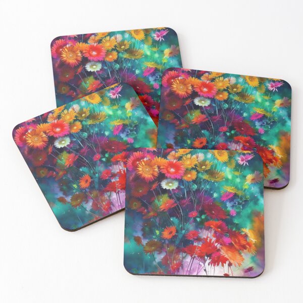 Item preview, Watercolor Gerbera Daisies designed and sold by Verdant Rose Studio.