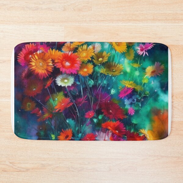 Item preview, Watercolor Gerbera Daisies designed and sold by Verdant Rose Studio.