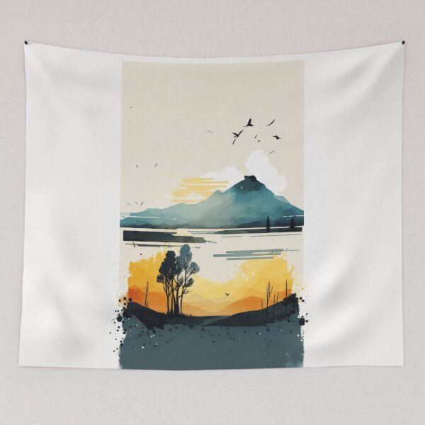 Item preview, Watercolor Naturescape  designed and sold by Enea Kelo.