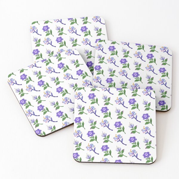 Item preview, Estampado de flores Sumeru (blanco) designed and sold by casserolestan.
