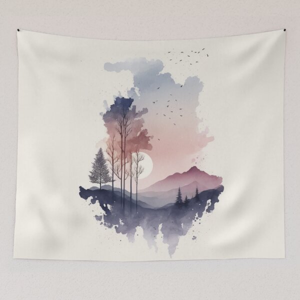 Item preview, Watercolor Naturescape  designed and sold by Enea Kelo.
