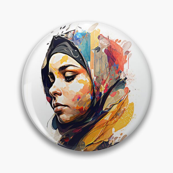 Item preview, peaceful, colorful, Muslima designed and sold by MK3DESIGN.