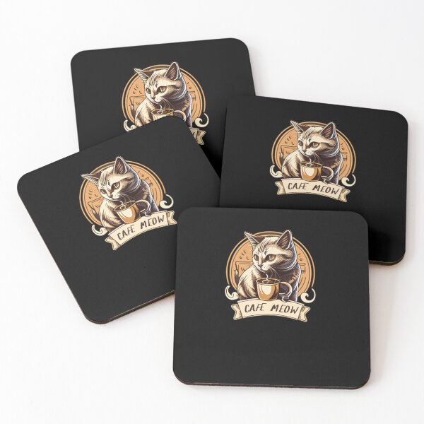 Item preview, Cats and Coffee Cafe Miel designed and sold by triharder12.