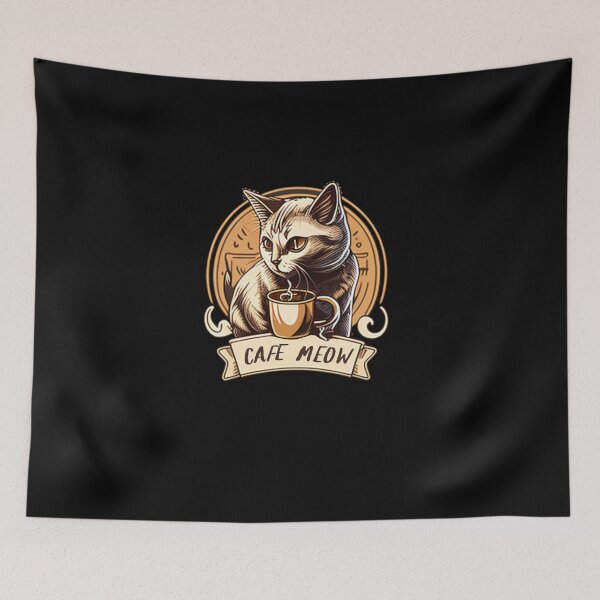 Item preview, Cats and Coffee Cafe Miel designed and sold by triharder12.