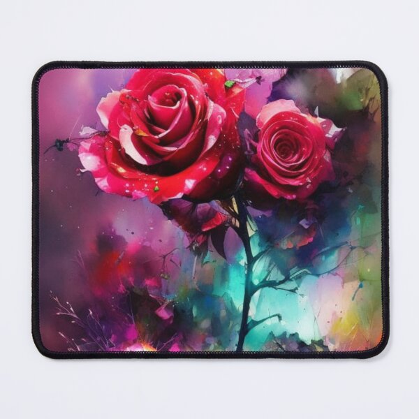 Item preview, Watercolour Red Roses designed and sold by Verdant Rose Studio.