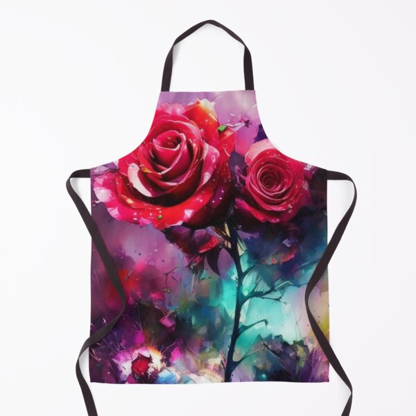 Item preview, Watercolour Red Roses designed and sold by Verdant Rose Studio.