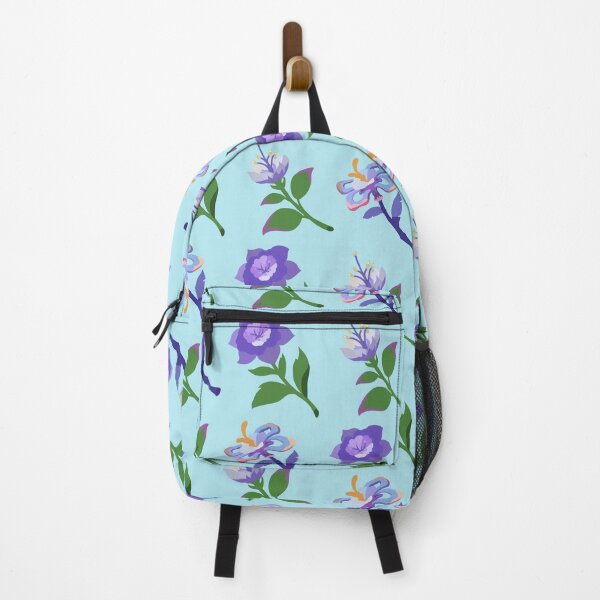 Item preview, Sumeru Flowers Print (Blue) designed and sold by casserolestan.