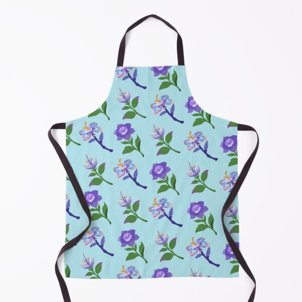 Item preview, Sumeru Flowers Print (Blue) designed and sold by casserolestan.