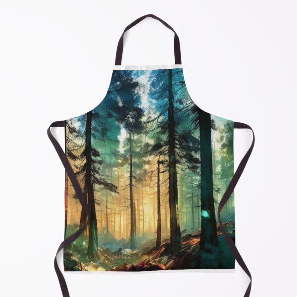 Item preview, Watercolor Boreal Forest designed and sold by Verdant Rose Studio.