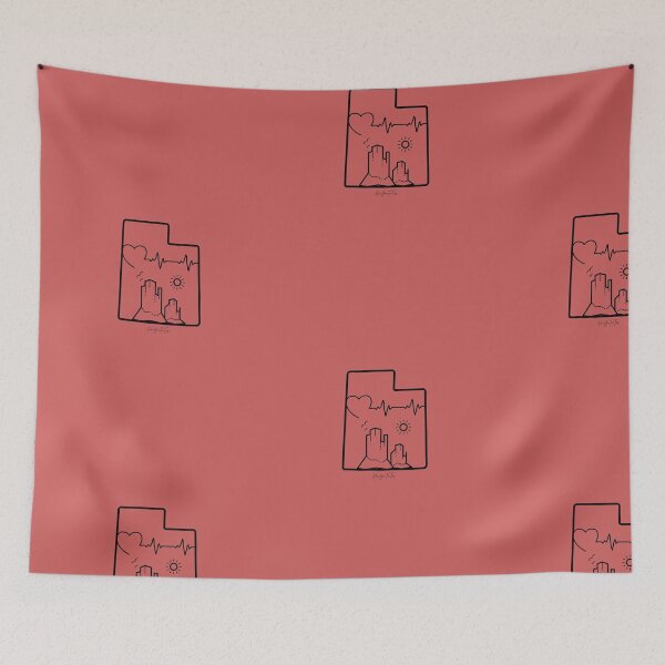 Item preview, Heartbeat - Utah designed and sold by HooYooTeeTees.