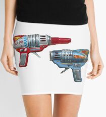 1950s Toy Ray Guns - Japanese Tin Toy Spaceman Ray Guns Mini Skirt