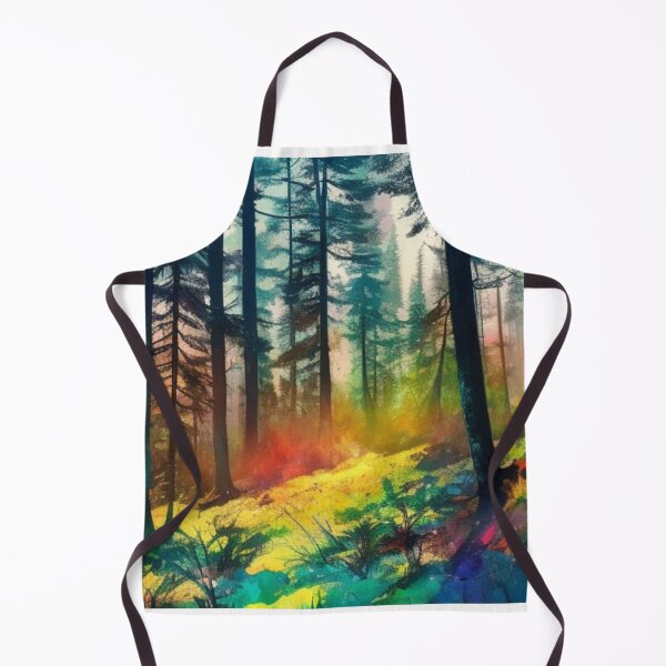 Item preview, Watercolor Boreal Forest designed and sold by Verdant Rose Studio.