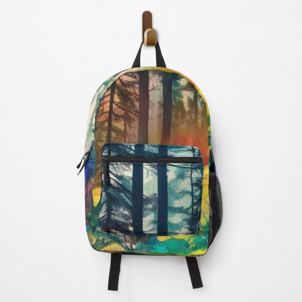 Item preview, Watercolor Boreal Forest designed and sold by Verdant Rose Studio.