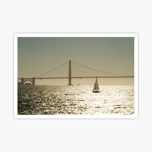 Sunday Sailing Sticker
