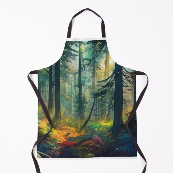 Item preview, Watercolor Boreal Forest designed and sold by Verdant Rose Studio.