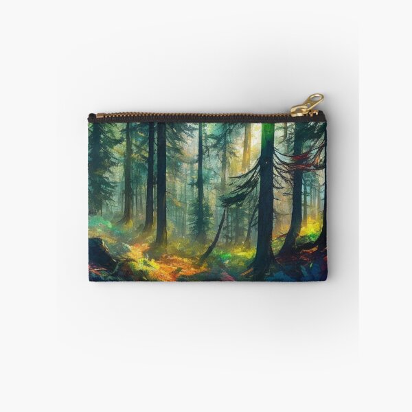 Item preview, Watercolor Boreal Forest designed and sold by Verdant Rose Studio.