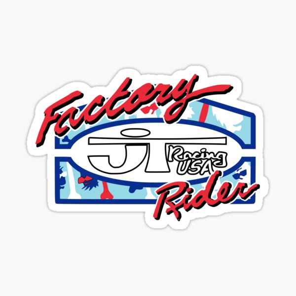 Jt Racing Stickers for Sale | Redbubble